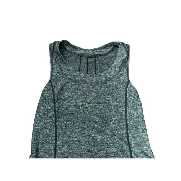 Lululemon Dash  Tank II *Heather Gray/Black* Size 4 - Picture 4 of 7